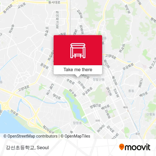 강선초등학교 map