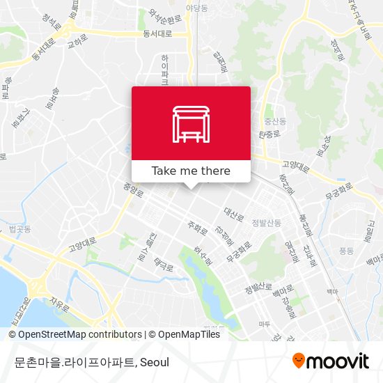 문촌마을.라이프아파트 map