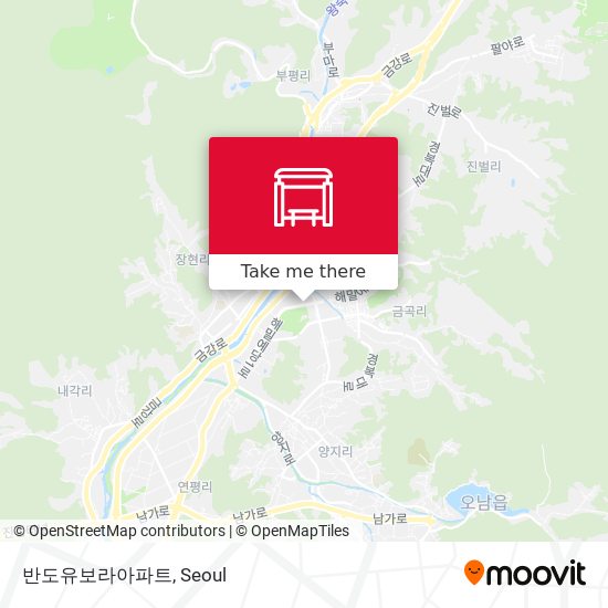 반도유보라아파트 map