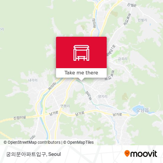 궁의문아파트입구 map