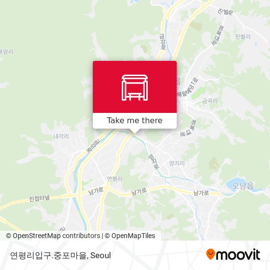연평리입구.중포마을 map