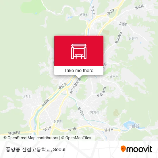 풍양중.진접고등학교 map