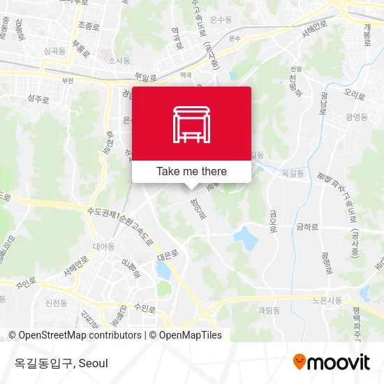 옥길동입구 map