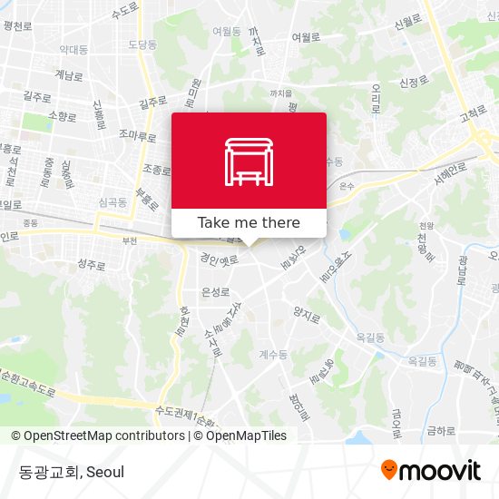 동광교회 map