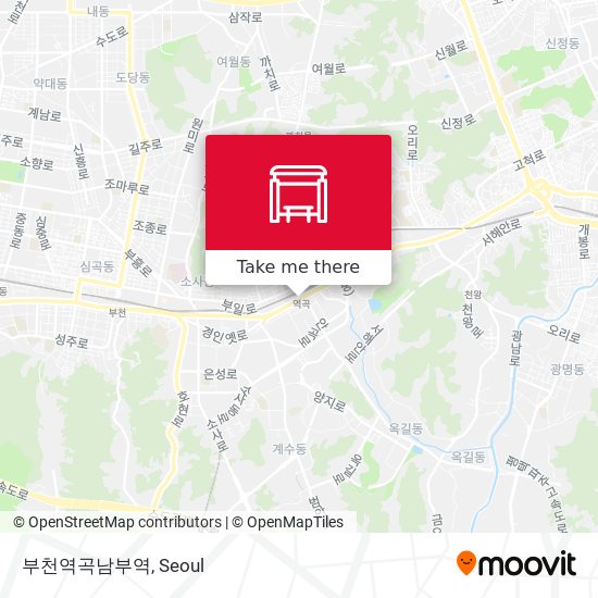 부천역곡남부역 map
