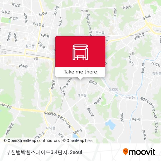 부천범박힐스테이트3.4단지 map