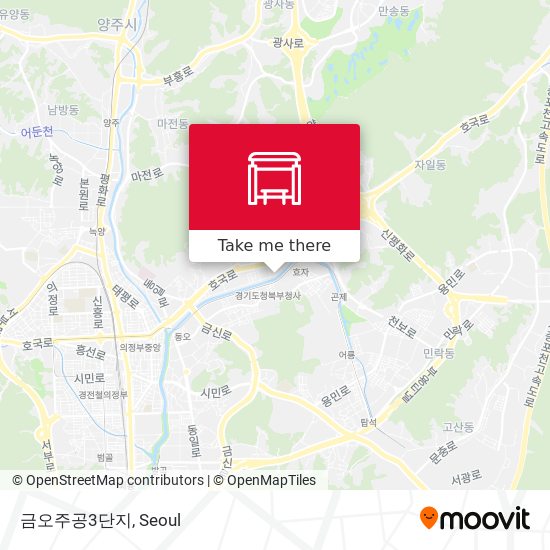 금오주공3단지 map