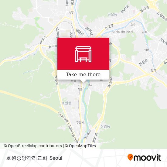 호원중앙감리교회 map