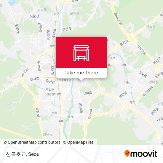 신곡초교 map