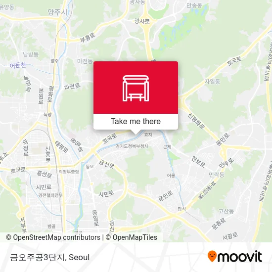 금오주공3단지 map