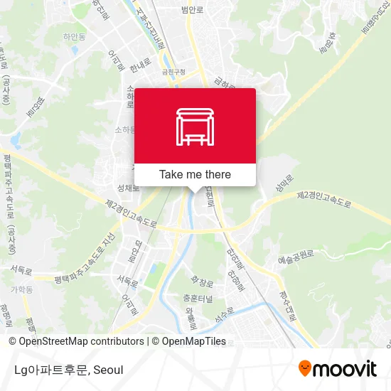 Lg아파트후문 map