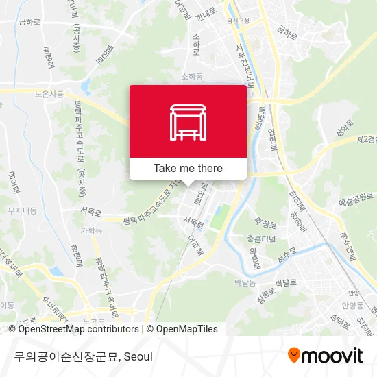 무의공이순신장군묘 map
