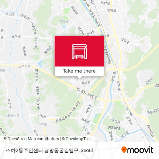 소하2동주민센터.광명동굴길입구 map