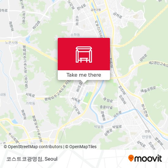 코스트코광명점 map