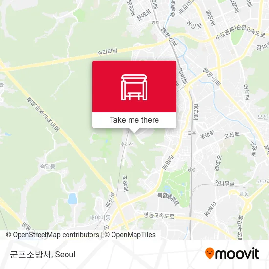 군포소방서 map