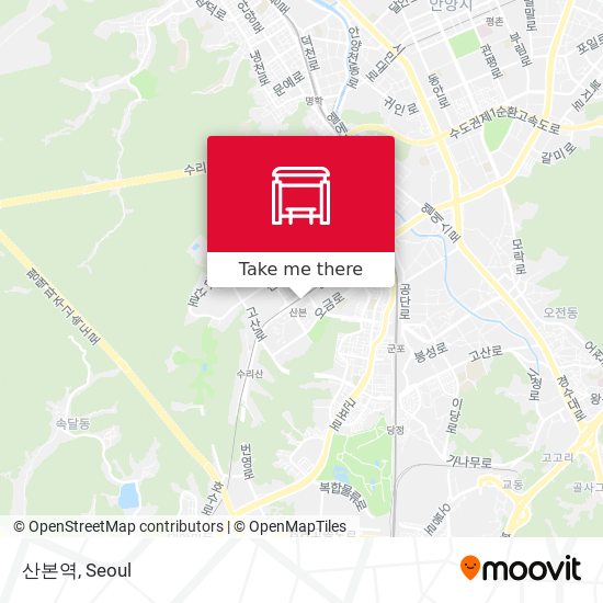 산본역 map