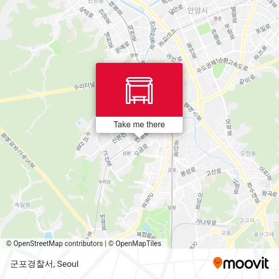군포경찰서 map
