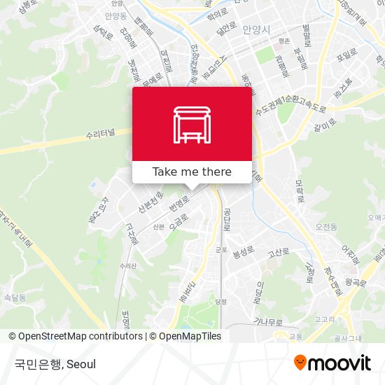 국민은행 map