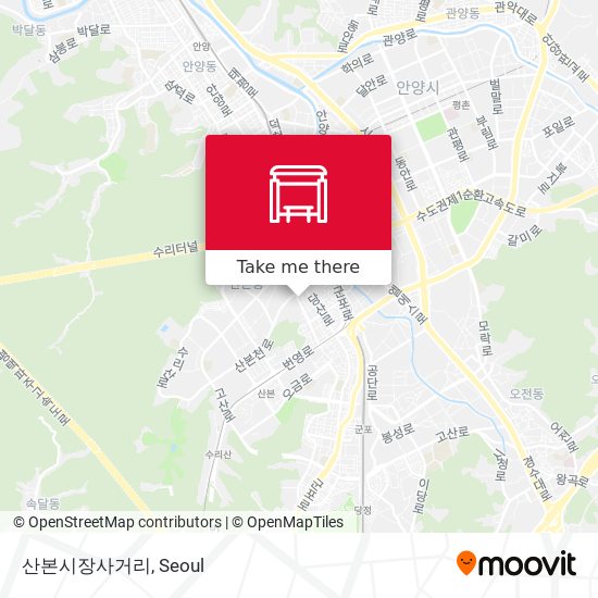 산본시장사거리 map
