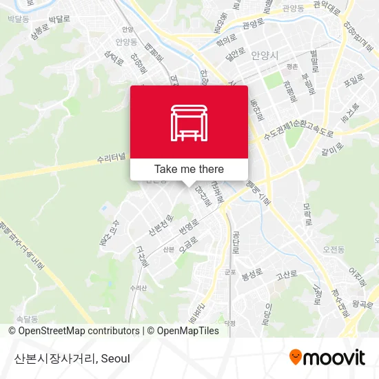 산본시장사거리 map