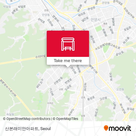 산본래미안아파트 map