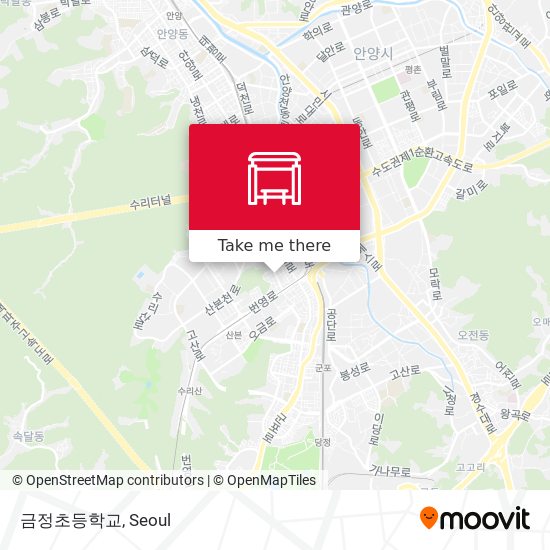 금정초등학교 map