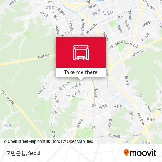 국민은행 map