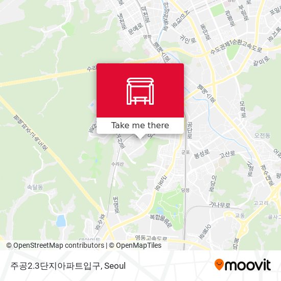 주공2.3단지아파트입구 map