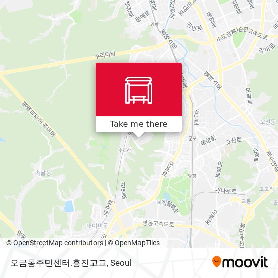 오금동주민센터.흥진고교 map