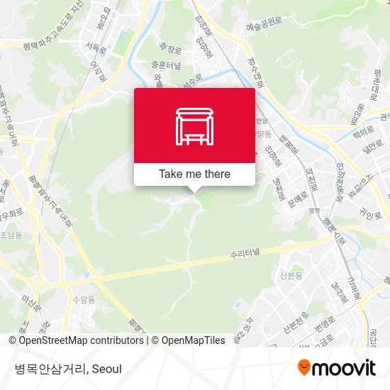 병목안삼거리 map