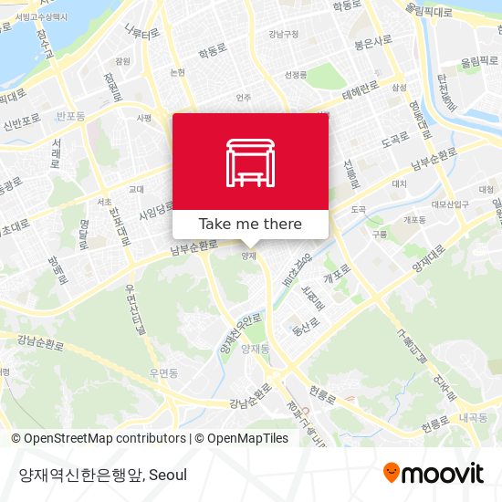 양재역신한은행앞 map