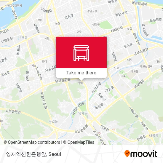 양재역신한은행앞 map