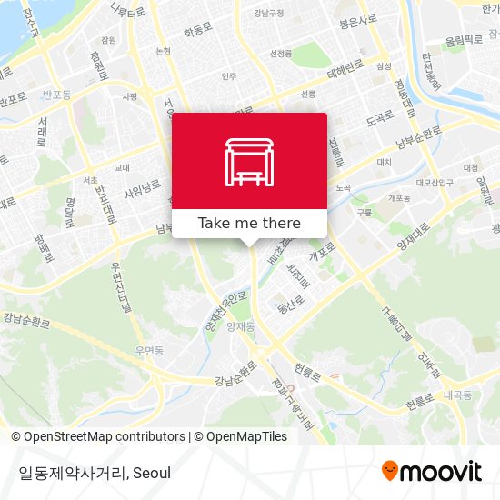 일동제약사거리 map