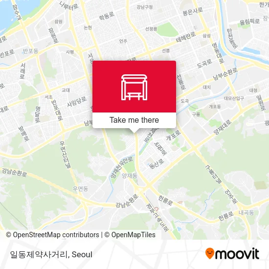 일동제약사거리 map