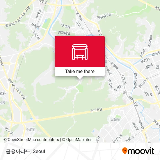 금용아파트 map