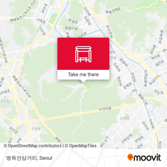 병목안삼거리 map