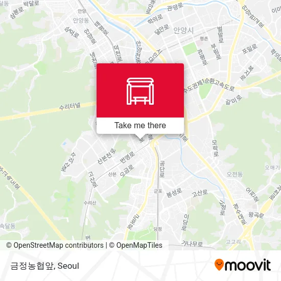 금정농협앞 map
