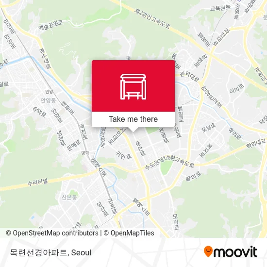 목련선경아파트 map