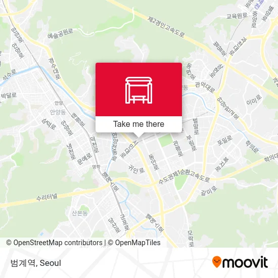 범계역 map