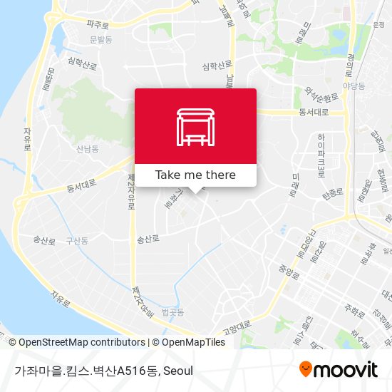 가좌마을.킴스.벽산A516동 map