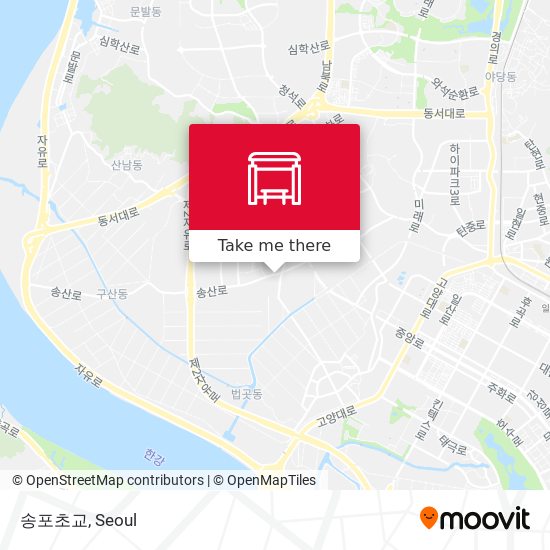 송포초교 map