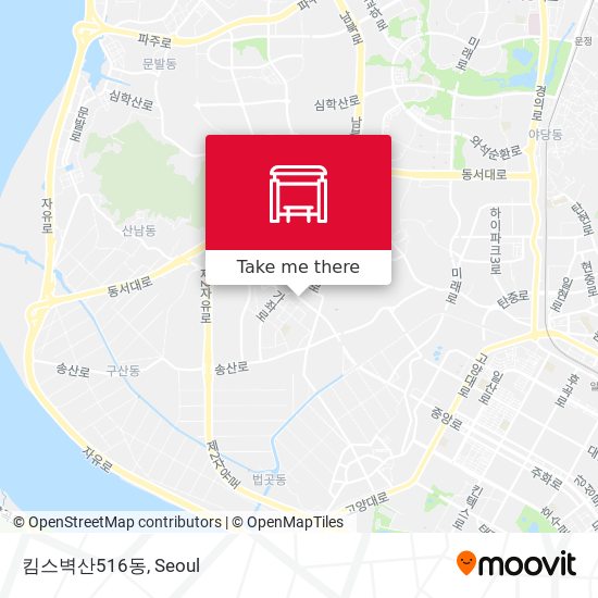 킴스벽산516동 map