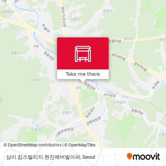 삼리.킴스빌리지.현진에버빌아파 map