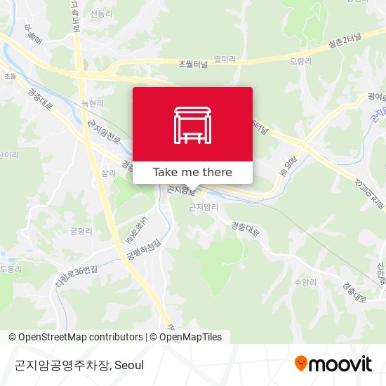 곤지암공영주차장 map