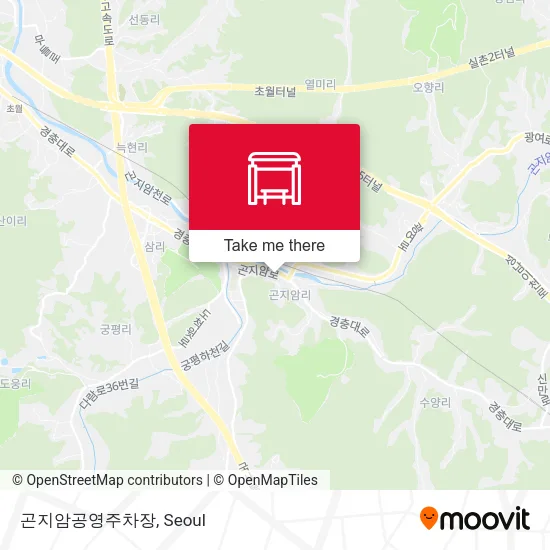 곤지암공영주차장 map