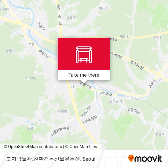 도자박물관.친환경농산물유통센 map