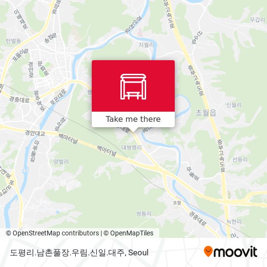 도평리.남촌풀장.우림.신일.대주 map