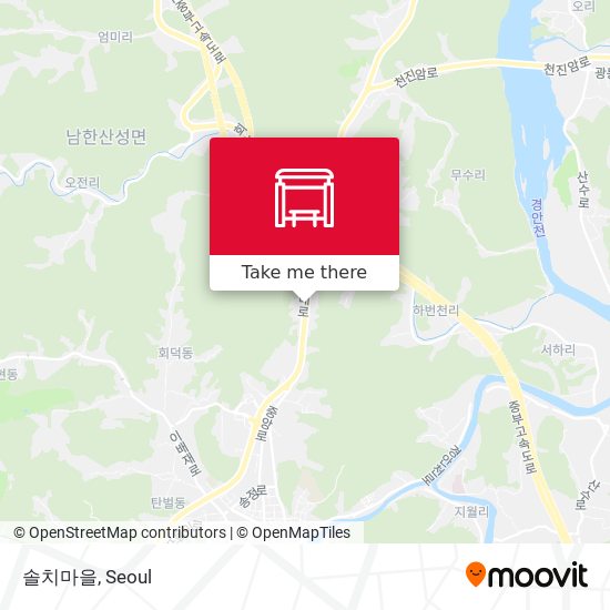 솔치마을 map