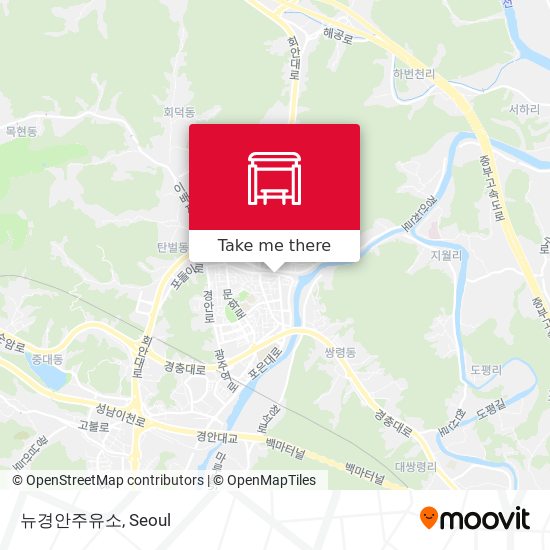 뉴경안주유소 map