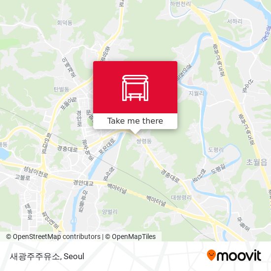 새광주주유소 map
